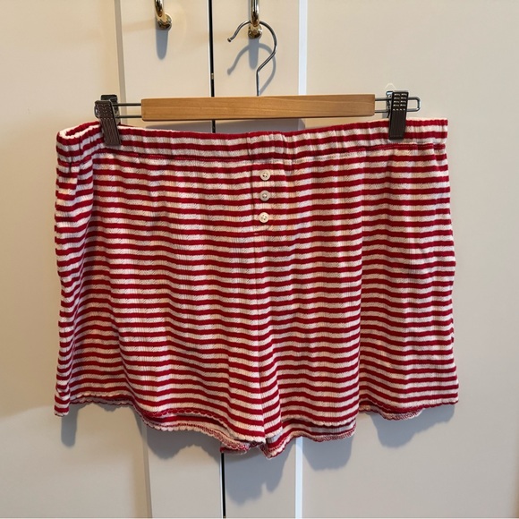 J. Crew Pants - J.Crew Striped Pointelle Shorts | Size Large